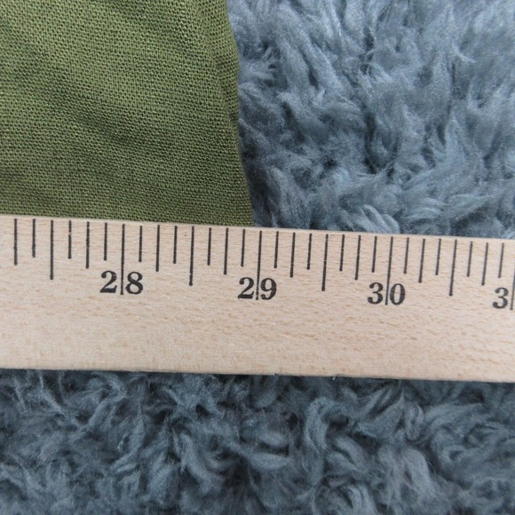 Market & Spruce Skirt Womens Medium Petite Green Button Front Midi Rayon NWT - Picture 10 of 16